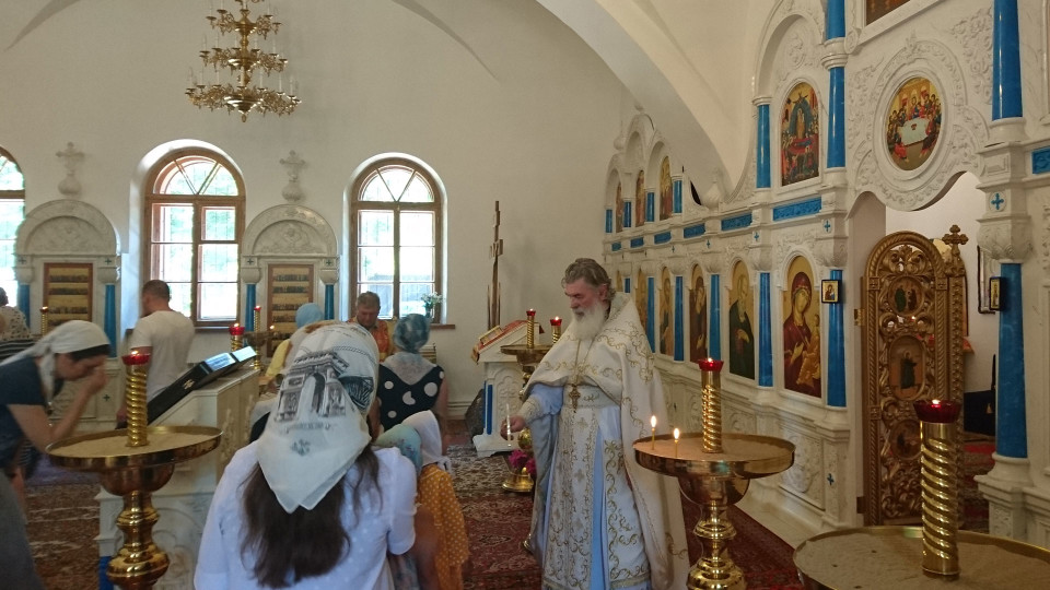 Окончание воскресной службы, 29 июня 2016 г.
