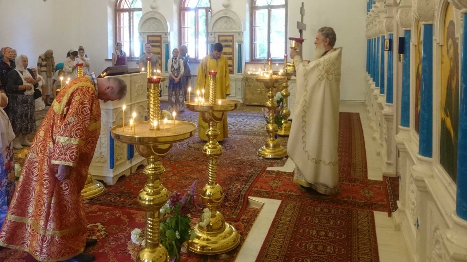 Великий вход на Божественной литургии, 17 июля 2016 г.
